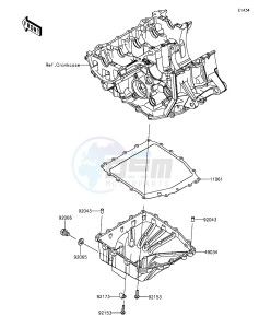 NINJA ZX-6R ZX636EGFA GB XX (EU ME A(FRICA) drawing Oil Pan