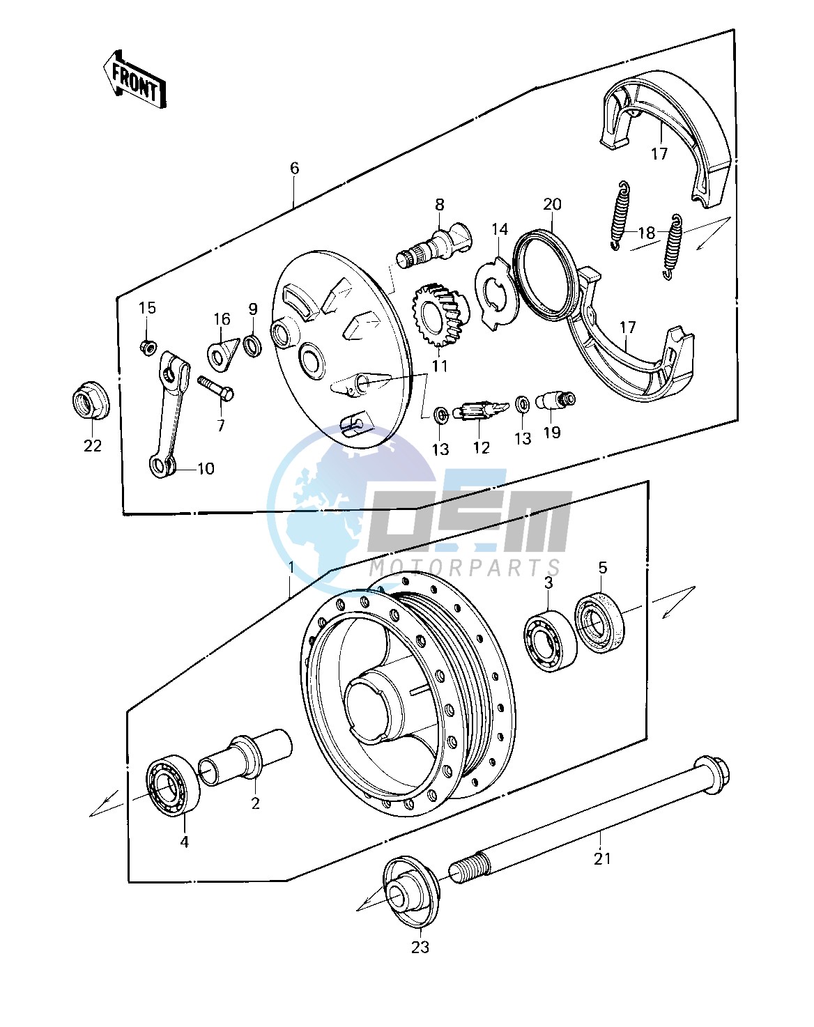 FRONT HUB_BRAKE -- 80 D1- -