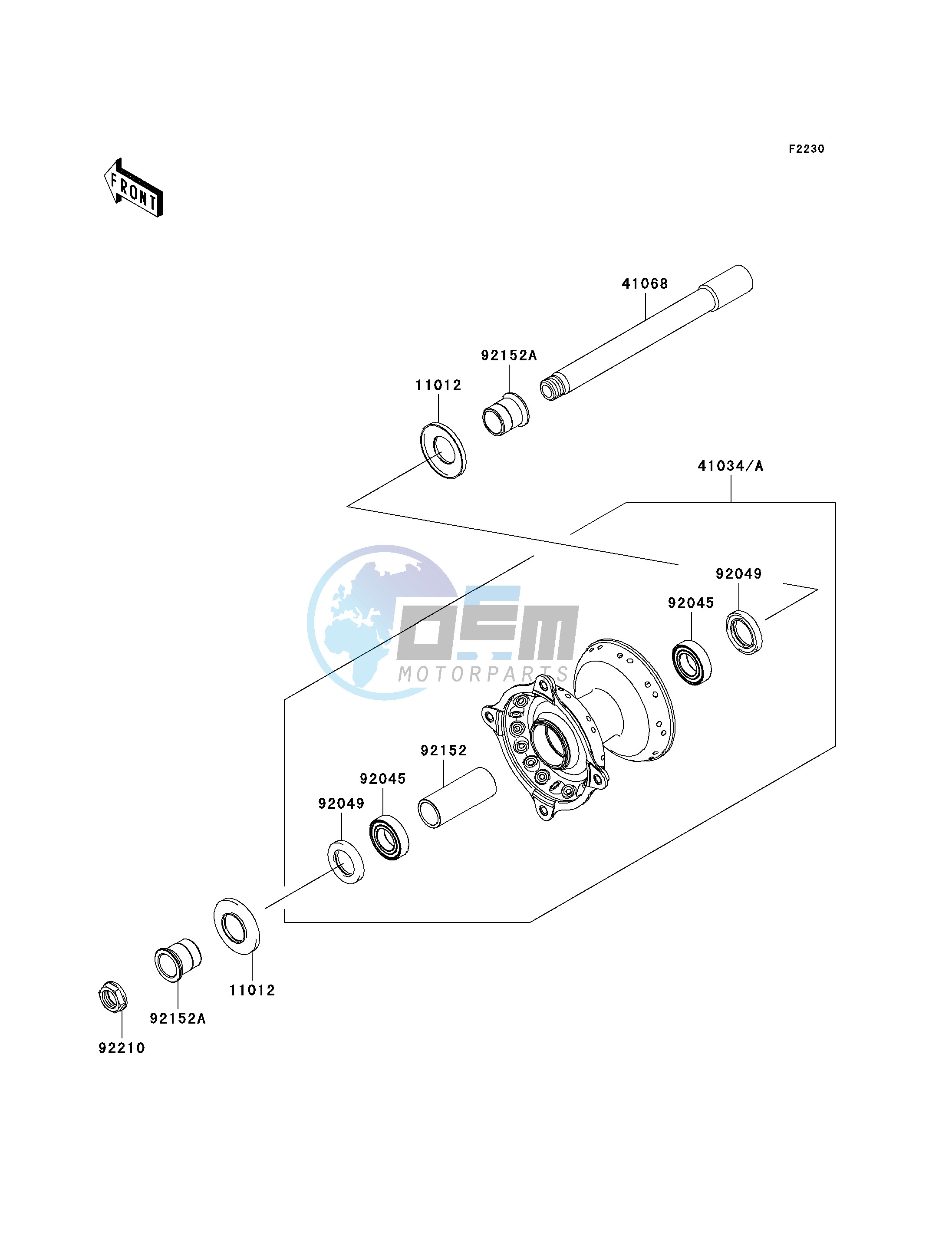 FRONT HUB