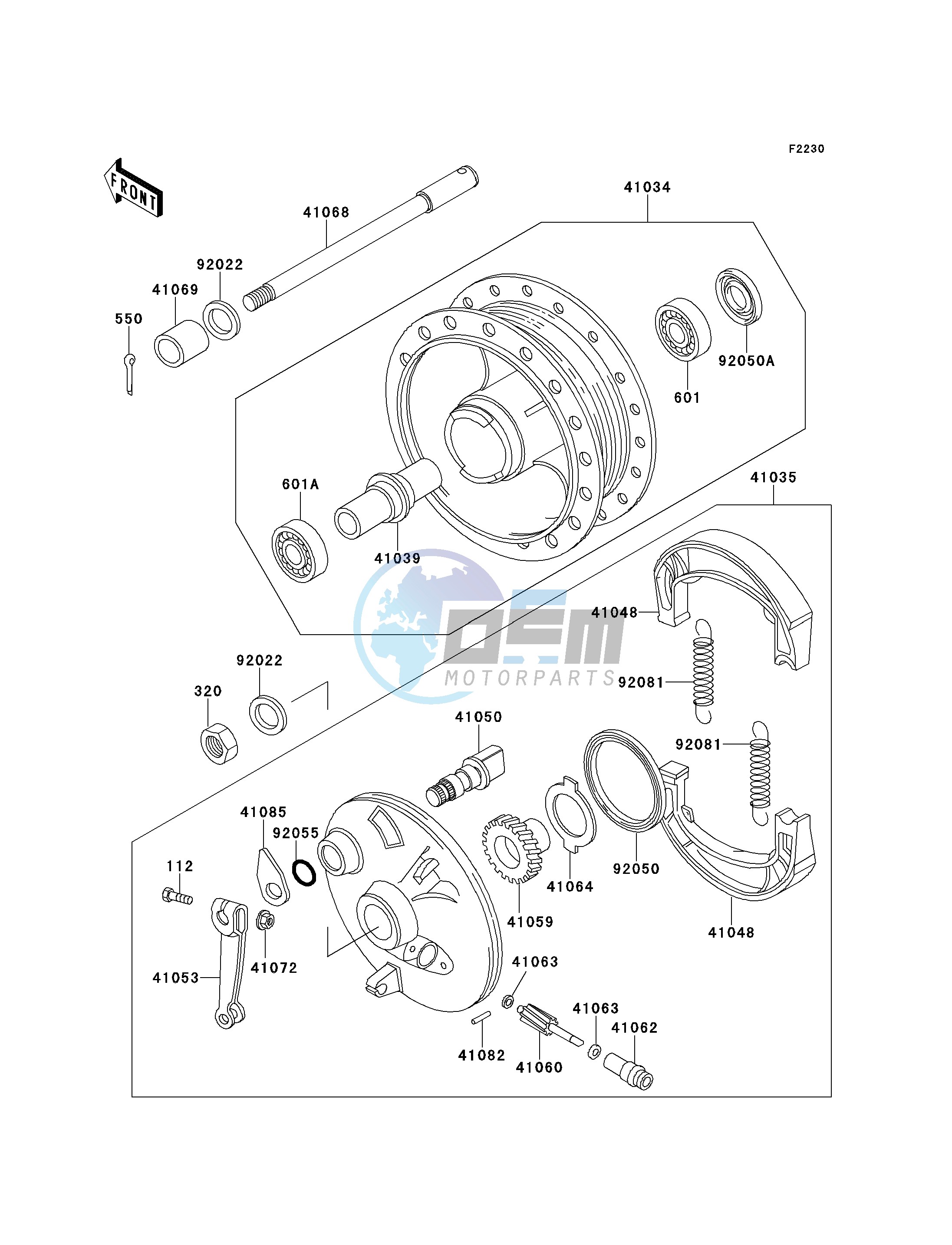 FRONT HUB