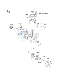 JT 1100 C [1100 STX D.I.] (C1) [1100 STX D.I.] drawing CRANKSHAFT_PISTON-- S- -