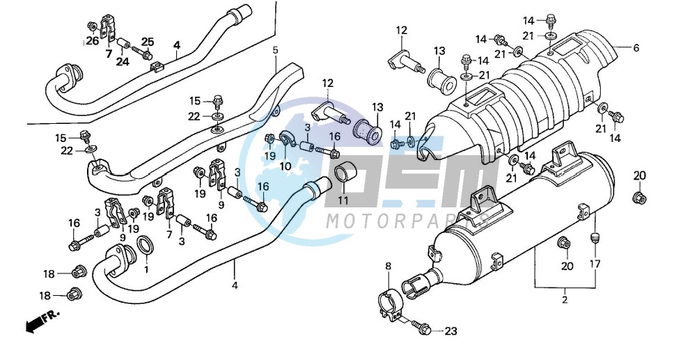 EXHAUST MUFFLER