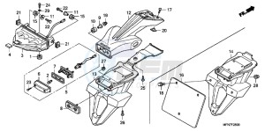 CB1000RAC drawing TAILLIGHT