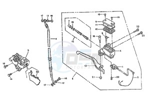 PASSING 125 drawing FRONT BRAKE SYSTEM