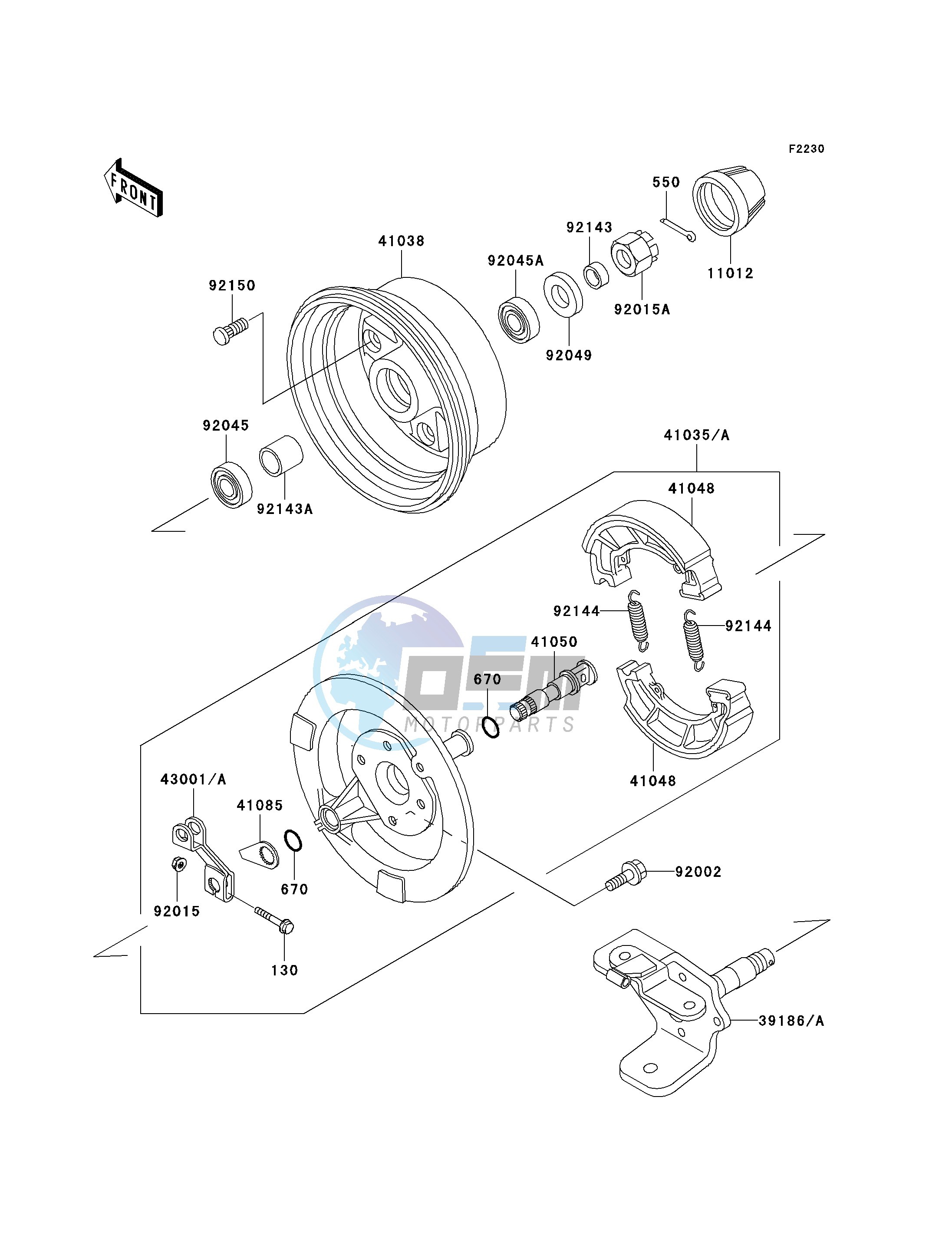 FRONT HUB