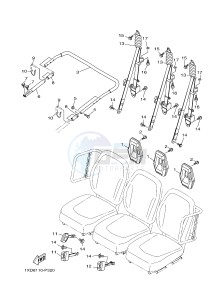 YXM700E YXM700PF VIKING (1XPS) drawing SEAT 2