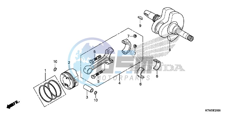 CRANKSHAFT/ PI STON