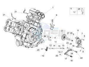 DORSODURO 900 E4 ABS (EMEA, LATAM) drawing Engine-Completing part-Lever