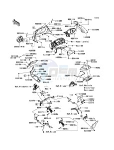 1400GTR_ABS ZG1400CCF FR GB XX (EU ME A(FRICA) drawing Cowling(Upper)