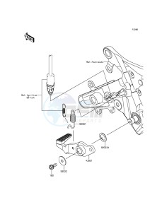 ER-6F_ABS EX650FCF XX (EU ME A(FRICA) drawing Brake Pedal