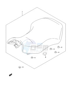 LT-A500XP Z drawing SEAT (LT-A500XPL2 P24)