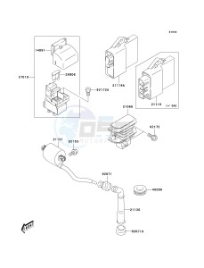 KSF 400 A [KFX400) (A1-A3) [KFX400) drawing IGNITION SYSTEM