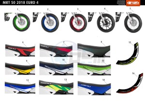 MRT-50-E4-SM-2018-AUSTRIA-MRT-50-SM-FREE-JUMP-GREEN-EURO-4-2018 drawing ACCESSOIRIES - WHEELS-SEATS