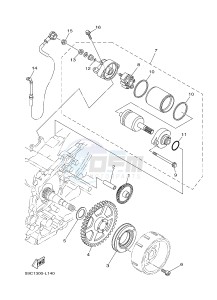 XP500A T-MAX T-MAX 500 (59CD) drawing STARTER