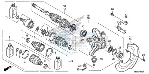 TRX680FAE TRX680 Europe Direct - (ED) drawing FRONT KNUCKLE