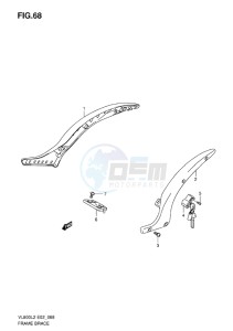 VL800C INTRUDER EU drawing FRAME BRACE