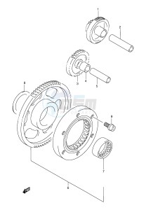 LT-A500F (E24) drawing STARTER CLUTCH