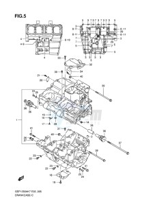 GSF-1250S ABS BANDIT EU drawing CRANKCASE