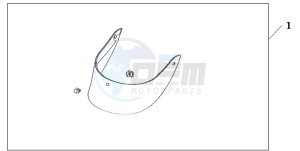 VT1100C2 drawing FR.FENDER EXT.