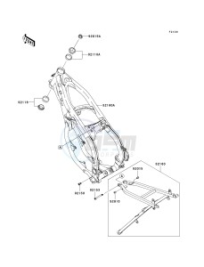 KX 125 M (M3) M3 drawing FRAME