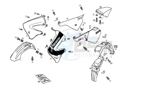 SENDA SM X-TREM - 50 CC EU2 drawing BODY