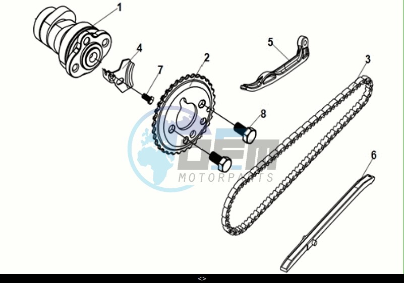 CAM SHAFT-CYL. HEAD L. SIDE COVER