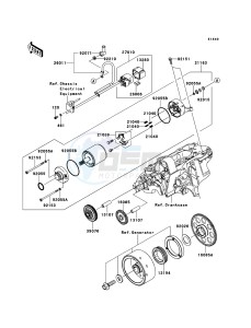 VERSYS KLE650B7F GB XX (EU ME A(FRICA) drawing Starter Motor