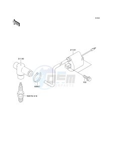 KX 65 A (A6) A6 drawing IGNITION SYSTEM