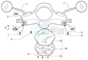 Granturismo 200 L drawing Electrical device-speedometers kms.