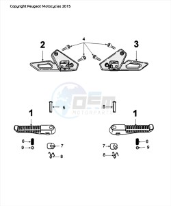 FIGHT 4 50 2T ICEBLADE drawing FOOTREST