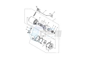 YFM RR RAPTOR 660 drawing STARTING MOTOR