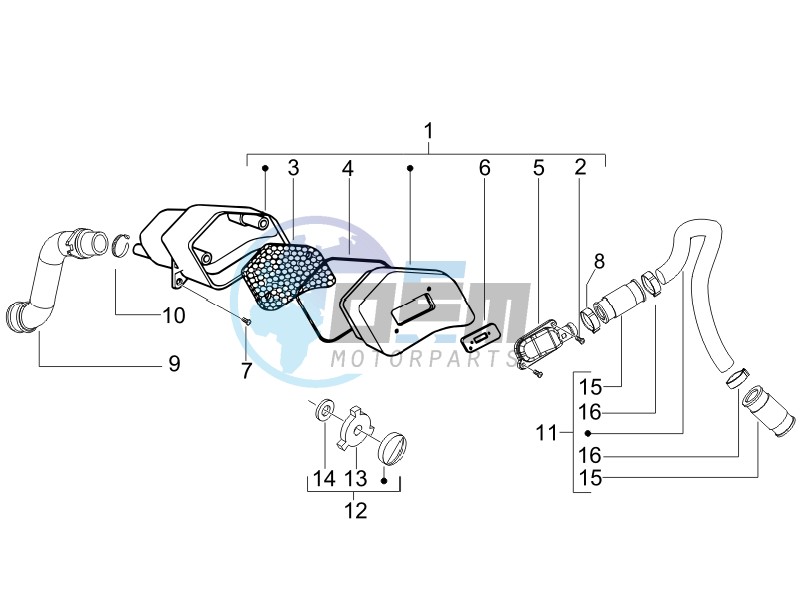 Secondairy air box