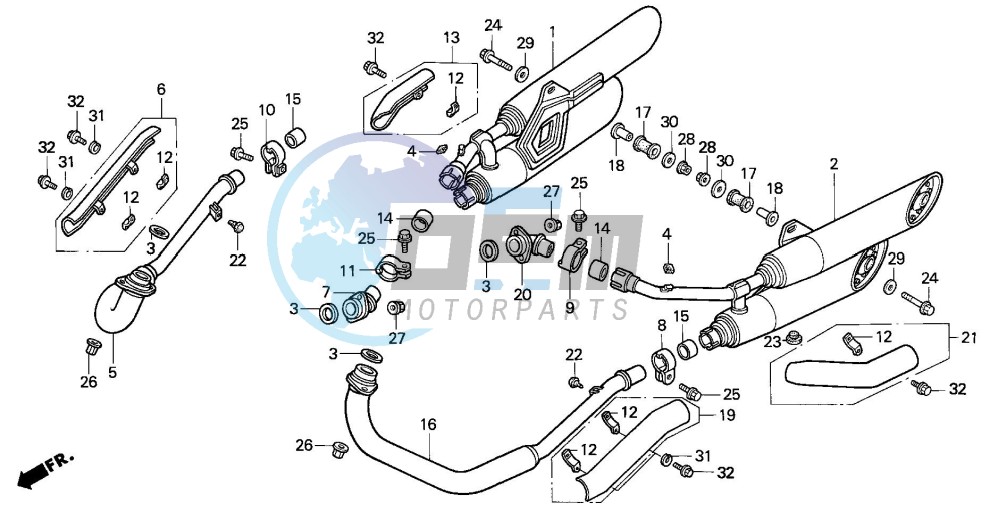 EXHAUST MUFFLER