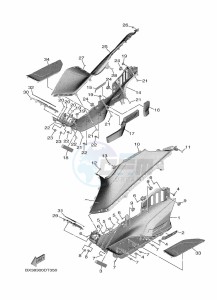 XP530-A TMAX SX ABS (BX3D) drawing STAND & FOOTREST 2