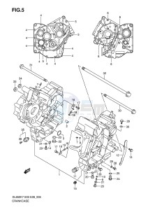 DL650 (E3-E28) V-Strom drawing CRANKCASE