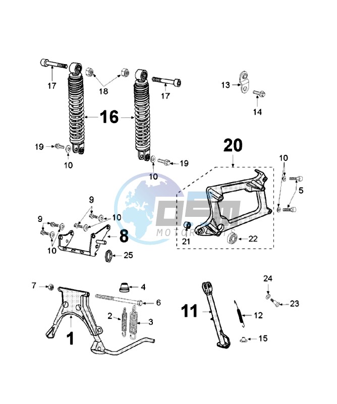 SUSPENSION AND STAND