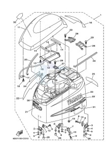 Z300AETOU drawing TOP-COWLING