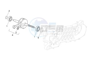 Scarabeo 50 2t e2 (eng. piaggio) drawing Drive shaft