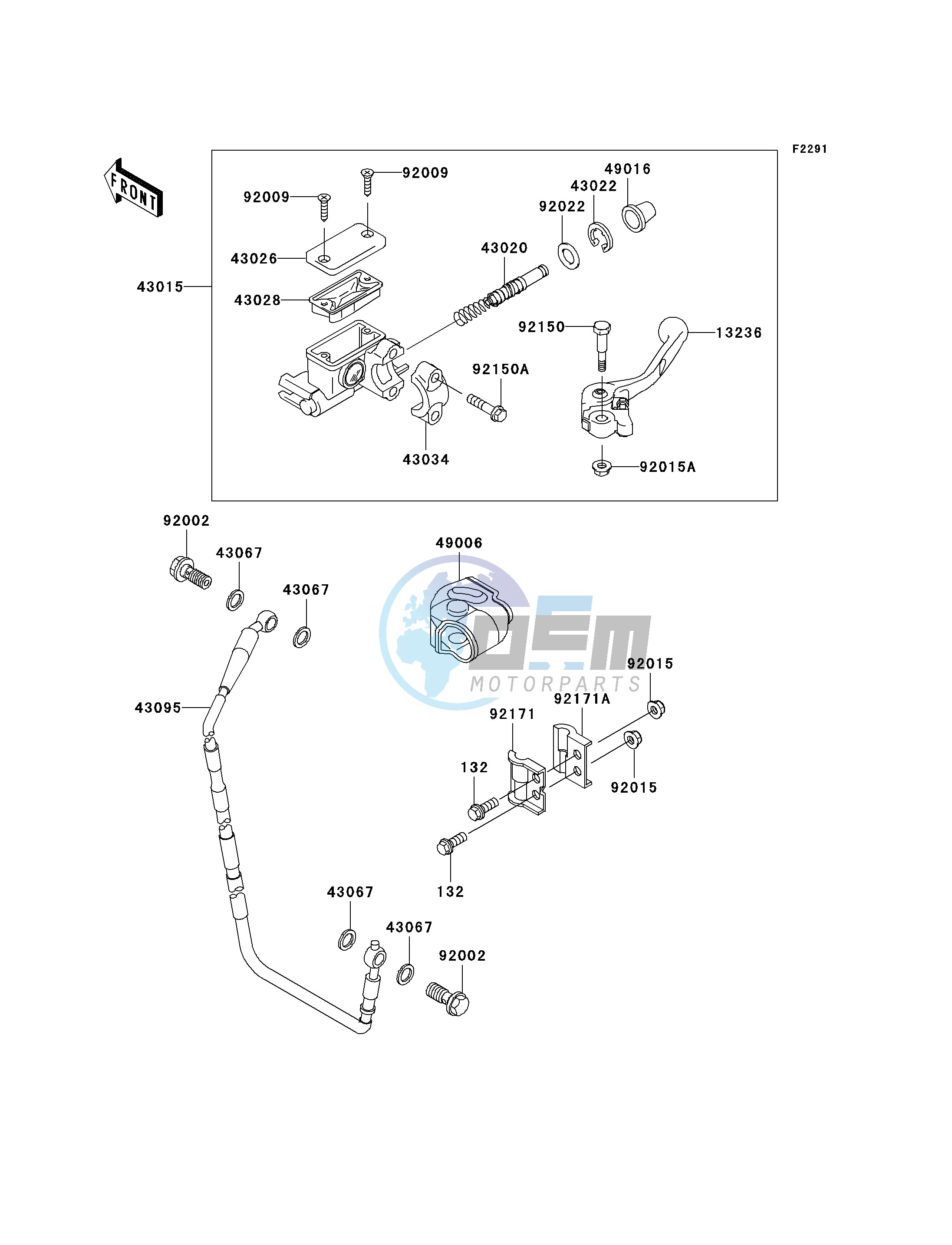 FRONT MASTER CYLINDER