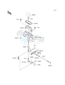 KVF 650 D ([BRUTE FORCE 650 4X4] (D6F-D9F) D8F drawing CONTROL