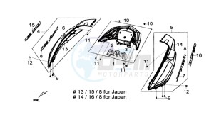 JOYMAX 250i drawing COWLING