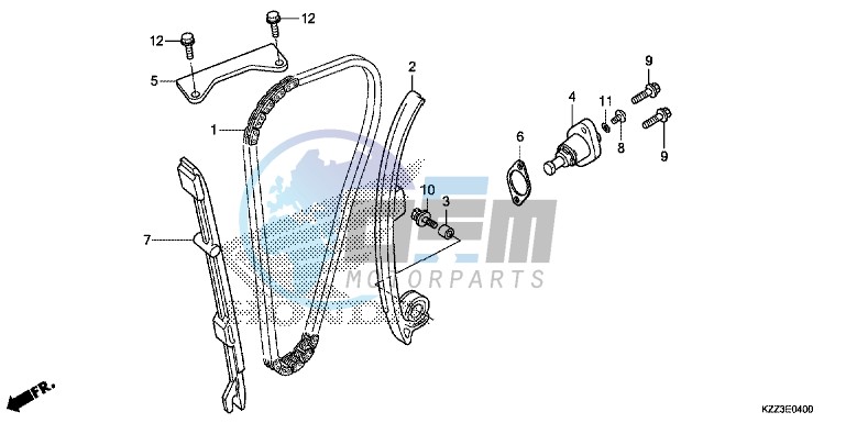 CAM CHAIN/TENSIONER