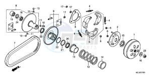 NSC110WHB drawing DRIVEN FACE