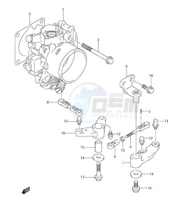 DF 90 drawing Throttle Body