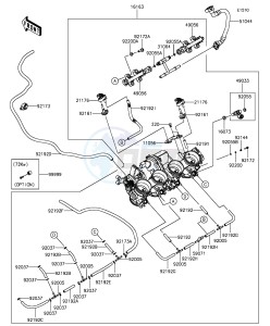 NINJA ZX-10R ABS ZX1000SGFB XX (EU ME A(FRICA) drawing Throttle