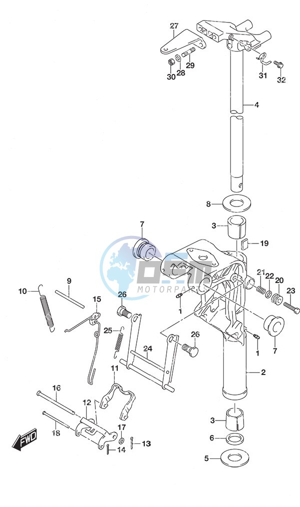 Swivel Bracket Remote Control