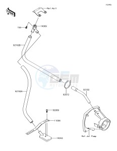 JET SKI ULTRA 310R JT1500NHF EU drawing Bilge System