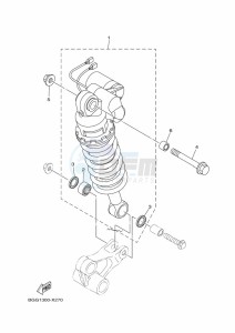 MT-10 SP MTN1000D (BGG1) drawing REAR SUSPENSION