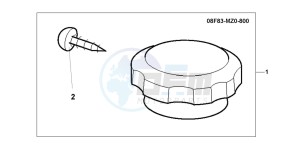 CB600F2 CB600S drawing CHRM RADIATOR CAP