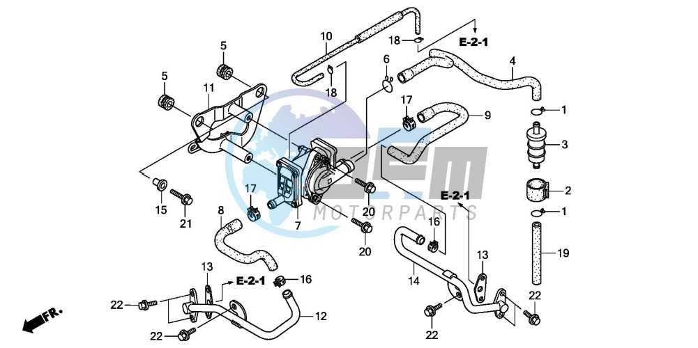 AIR SUCTION VALVE (CB250P6)